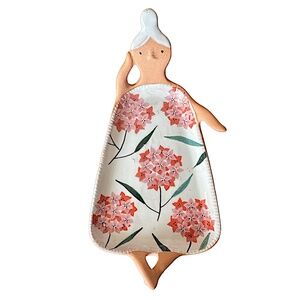 AIRYA CERAMIC for Anthropologie Terracotta Ceramic Trinket Dish 6”